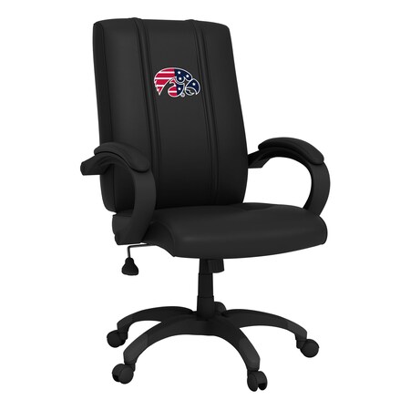 Dreamseat Office Chair 1000 with Iowa Hawkeyes Patriotic Primary Logo XZOC1000-PSCOL13522